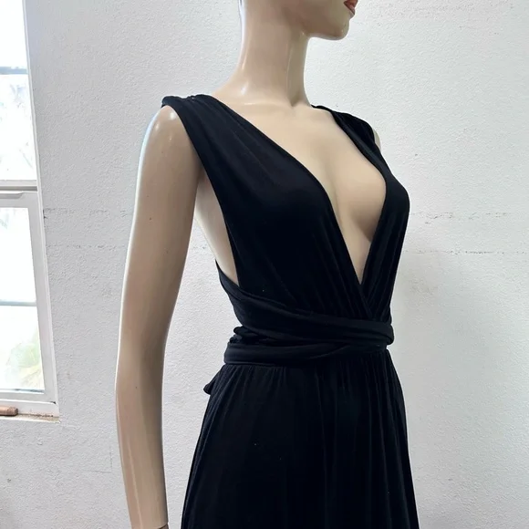 Free people beach Black jumpsuit